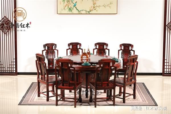 史与文化交织的家居瑰宝 清韵红木AG旗舰厅入口大红酸枝家具：历